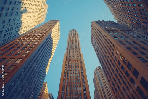 Daytime Metropolitan Crowd Anonymous Pedestrians in Urban Canyons