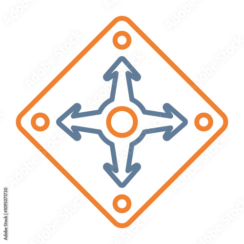 Navigation Arrow Vector Icon Design