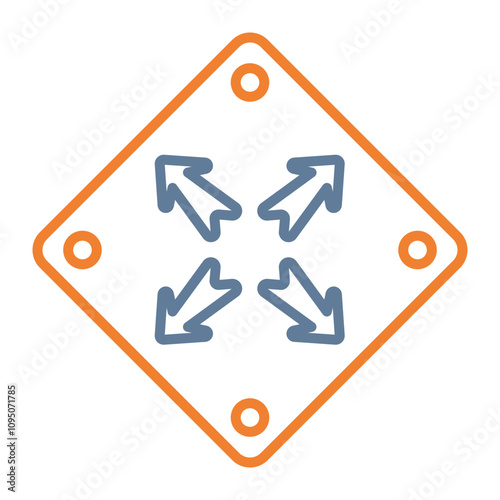 Resize Vector Icon Design