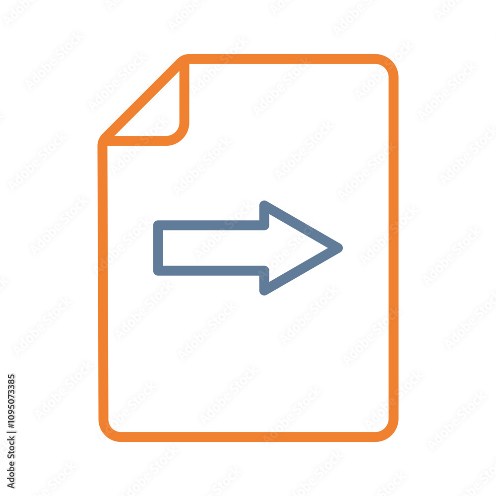 File Move Vector Icon Design File Move Vector Icon Design
