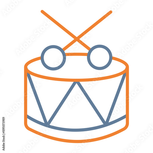 Drum Vector Icon Design