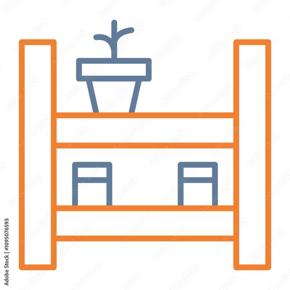 Shelves Vector Icon Design Shelves Vector Icon Design