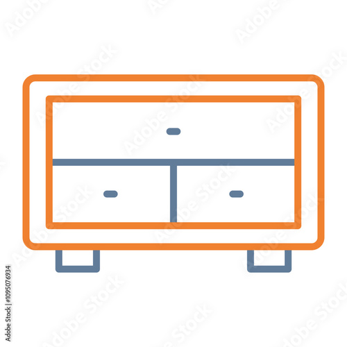 Drawer Vector Icon Design