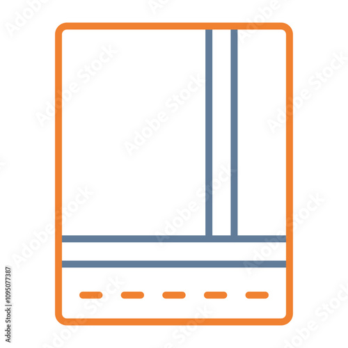 Towel Vector Icon Design
