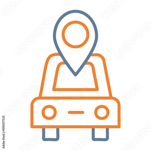 Driving Vector Icon Design