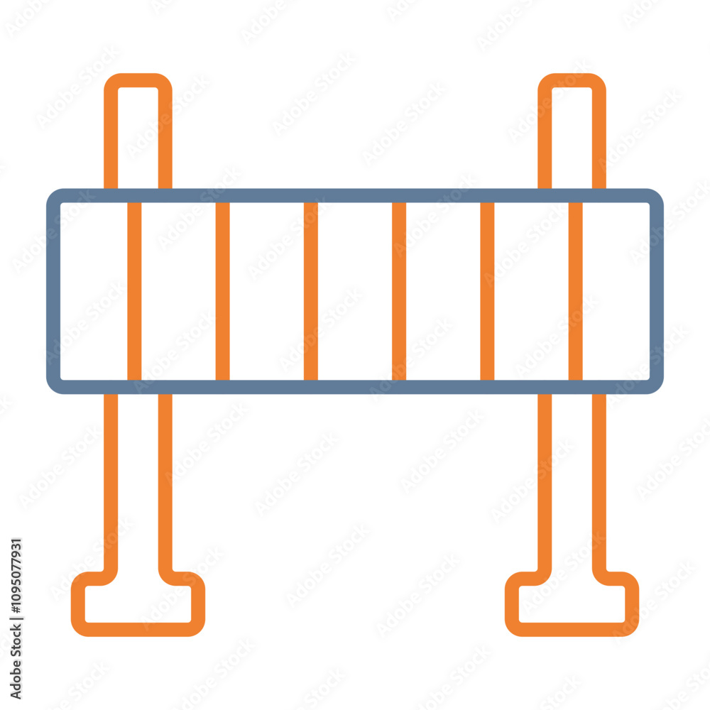 Road Obstruction Vector Icon Design Road Obstruction Vector Icon Design