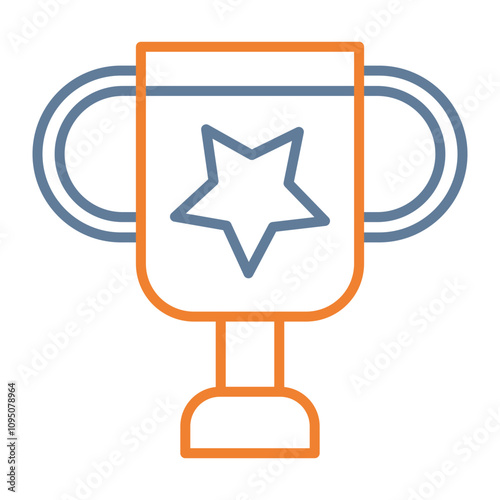 Trophy Vector Icon Design