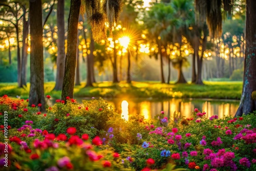 Serene Bokeh Effect at Belfair State Park: Captivating Nature Scenes with Soft Focus and Vibrant Colors Showcasing the Beauty of Washington's Scenic Landscape photo