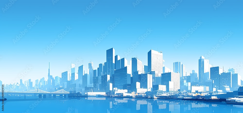 Fototapeta premium City in the Mist