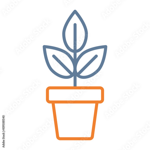Indoor Plants Vector Icon Design