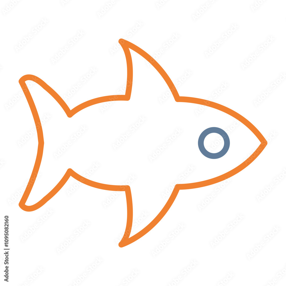 Obraz premium Shark Vector Icon Design