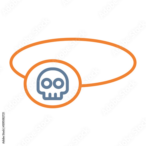 Eyepatch Vector Icon Design