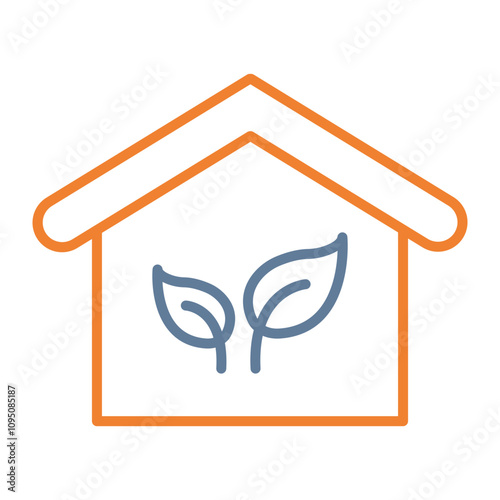 Greenhouse Vector Icon Design