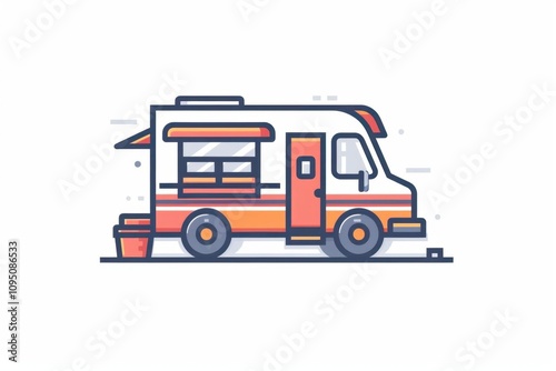 Food Truck Illustration