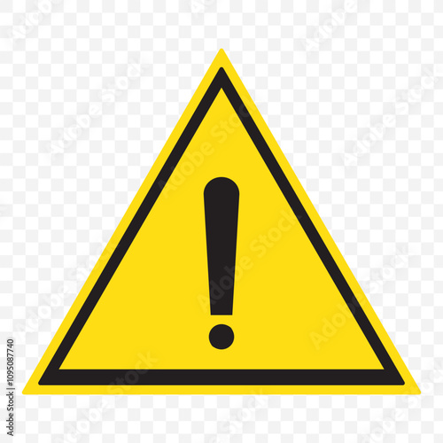 Caution icon / sign in flat style isolated. Warning symbol. Attention caution sign warning symbol icon set danger Exclamation mark signs Triangular vector illustration. eps 10.