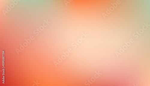 peach fuzz and pistachio green gradient vector background. Delicate illustration in abstract style. Modern template for your interface, advertising, text restaurant, cafe, pastry shop