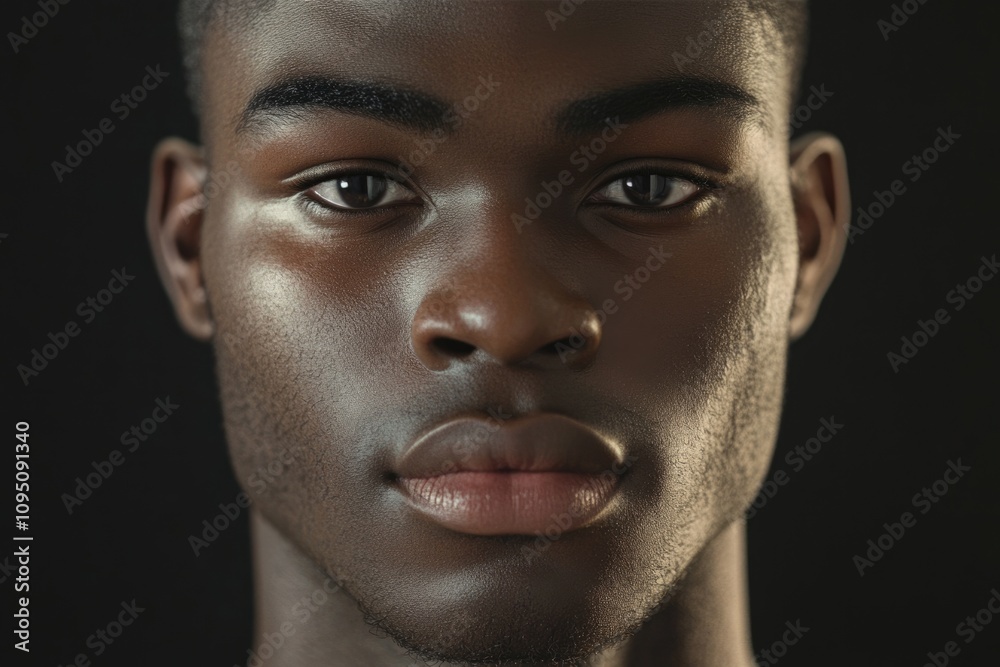 Obraz premium African American hip hop style young man portrait