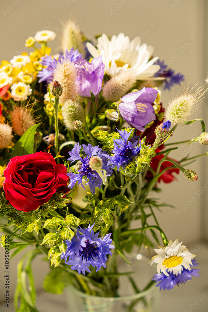 summer bouquet in the vase summer bouquet in the vase