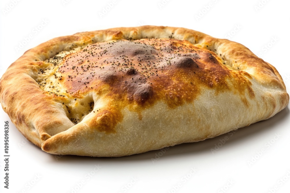 Freshly baked pizza on a clean white background, ideal for food or lifestyle photography Freshly baked pizza on a clean white background, ideal for food or lifestyle photography