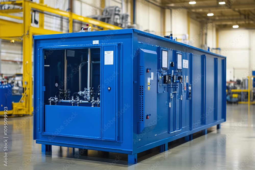 Industrial water purification plant. Industrial water purification plant.