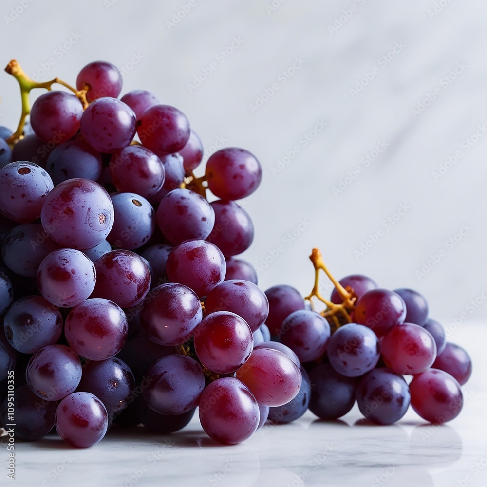 Fototapeta premium bunch of red grapes