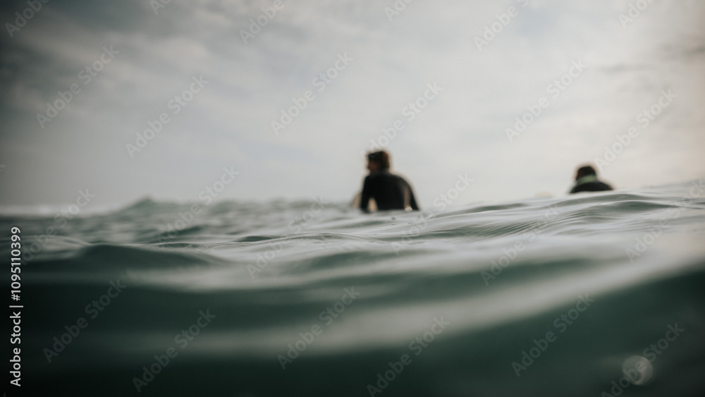 Naklejka premium Surfen