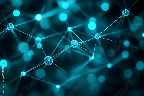 Abstract Background - Network Connection, Plexus, Technology