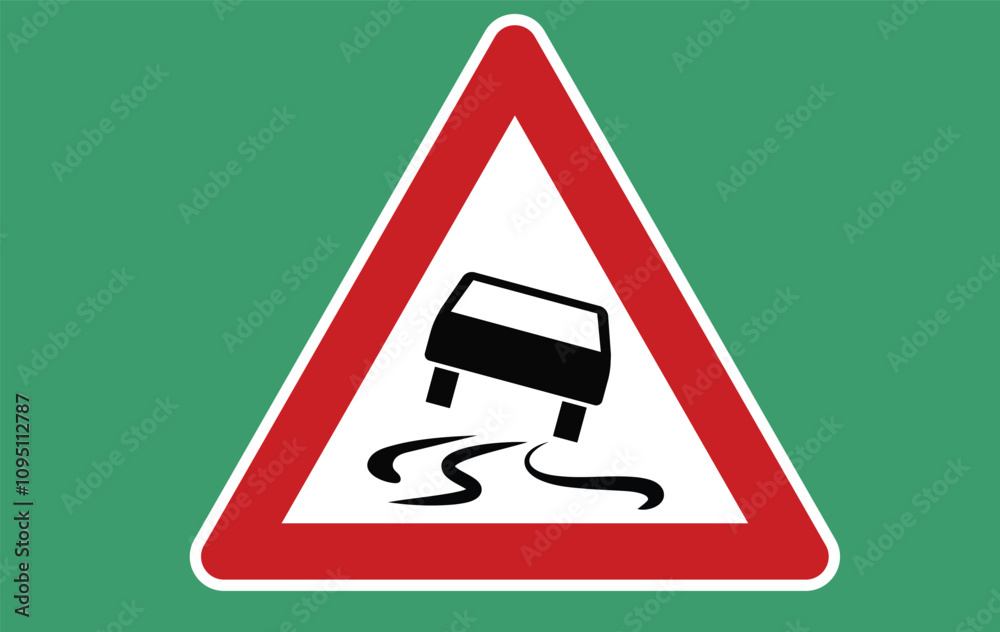 Red and white road sign Red and white road sign