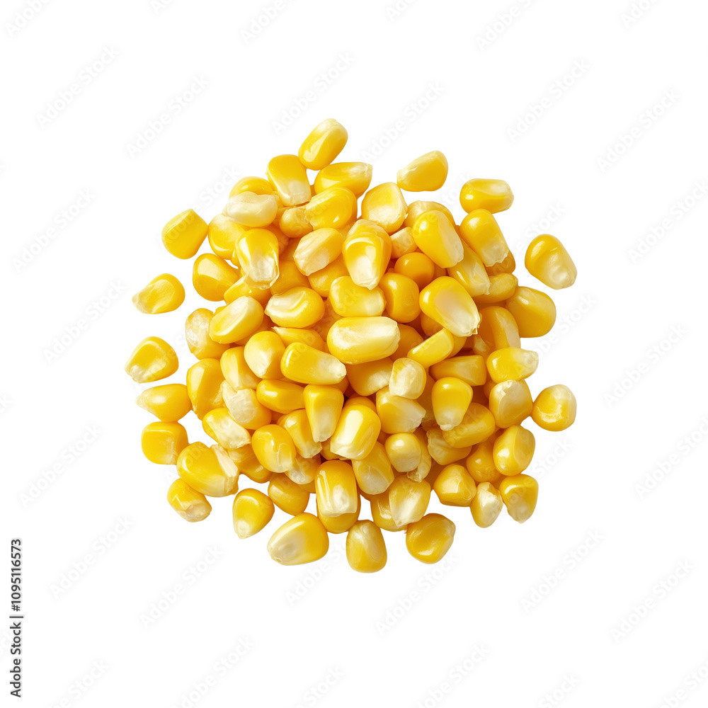 corn on the white bavkground corn on the white bavkground