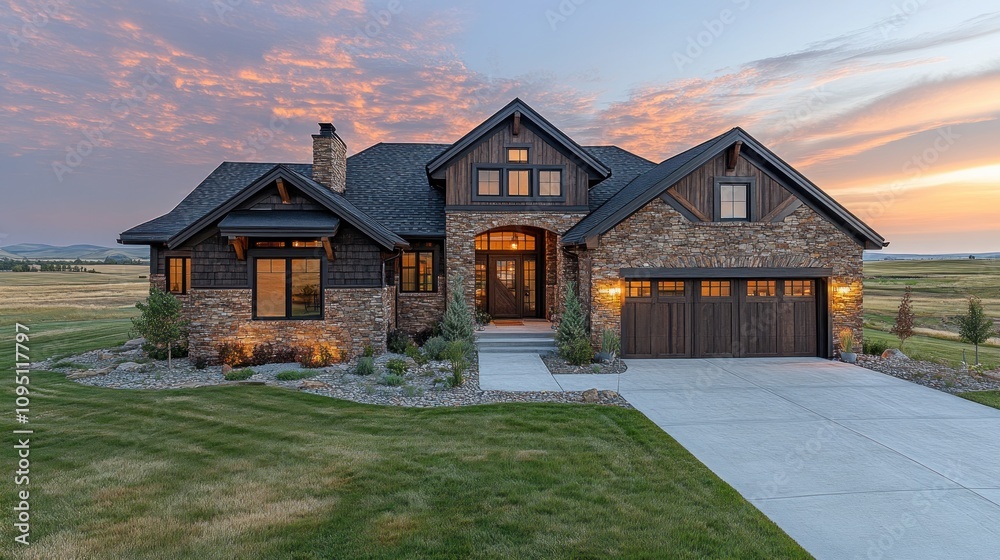 Fototapeta premium Luxury Ranch House