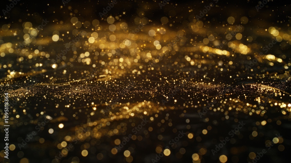 A close-up shot of a shiny gold surface A close-up shot of a shiny gold surface