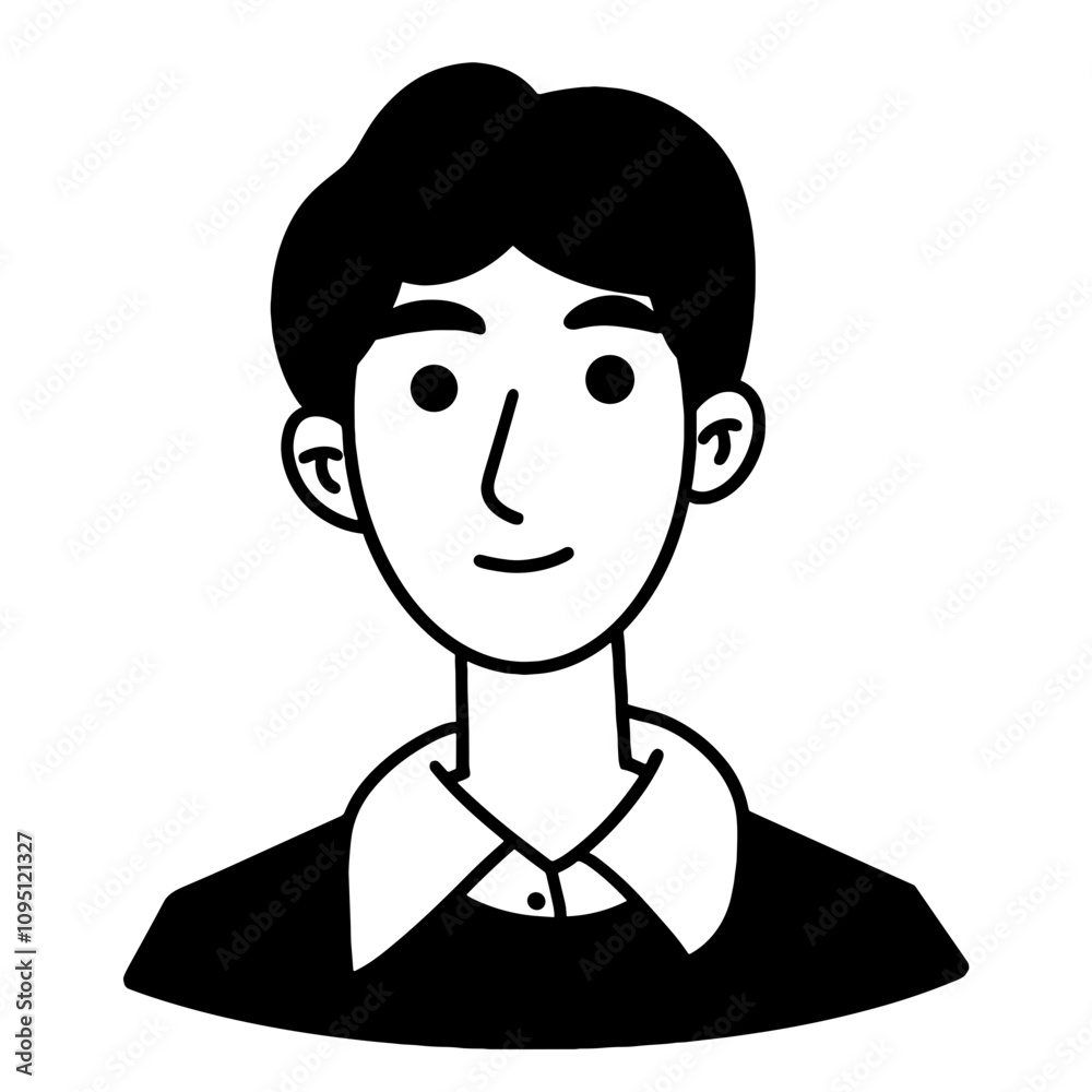 Man avatar icon, vector illustration Man avatar icon, vector illustration