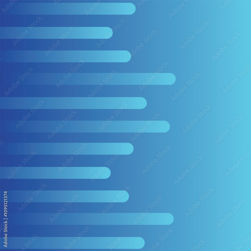 Abstract rounded line background, rounded blue line on white background Abstract rounded line background, rounded blue line on white background