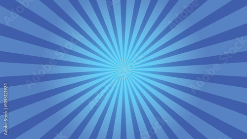 Blue Mid Point Abstract Background