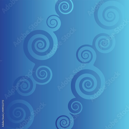 Futuristic concept Abstract blue gradient circle round shape background. Dynamic shapes composition. Modern graphic design element