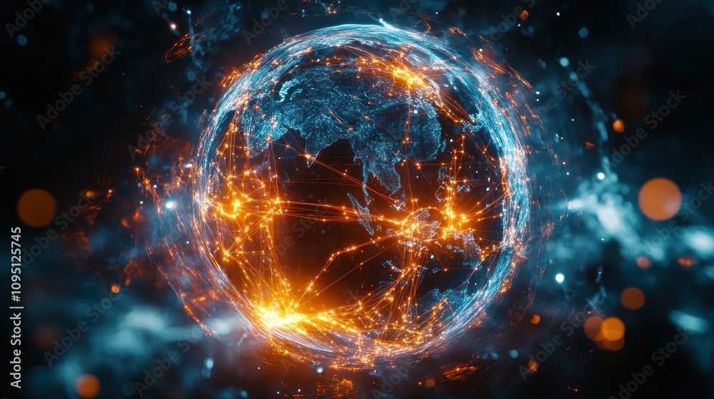 Global Network Connections: A Digital Earth Visualization Global Network Connections: A Digital Earth Visualization