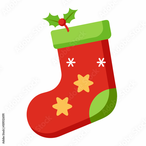 christmas sock with gifts