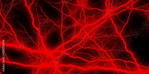 lightnings and thunder bold Stike at summer storm isolated on red, black. set of lightning bolt on transparent background. Black marble stone texture. Lightning in dark sky.