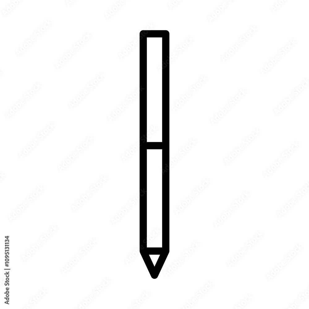 Pen icon in line style Pen icon in line style