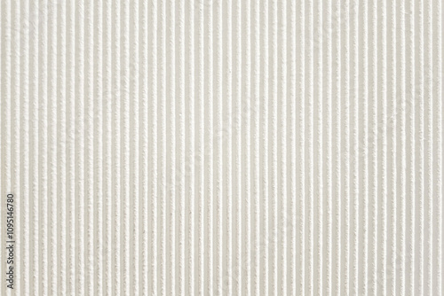 White Stucco Striped Wall Background.