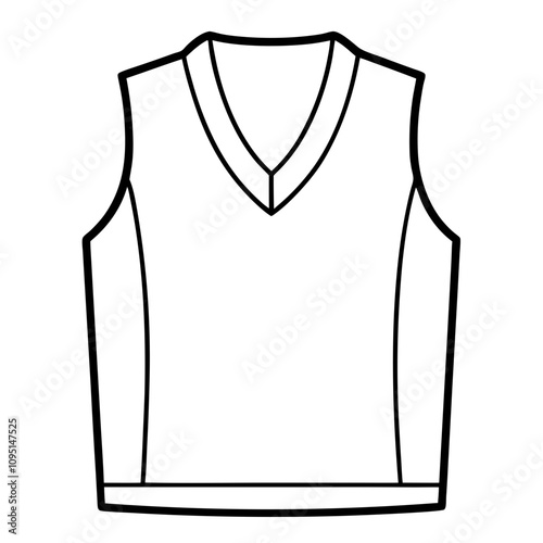 v neck vest