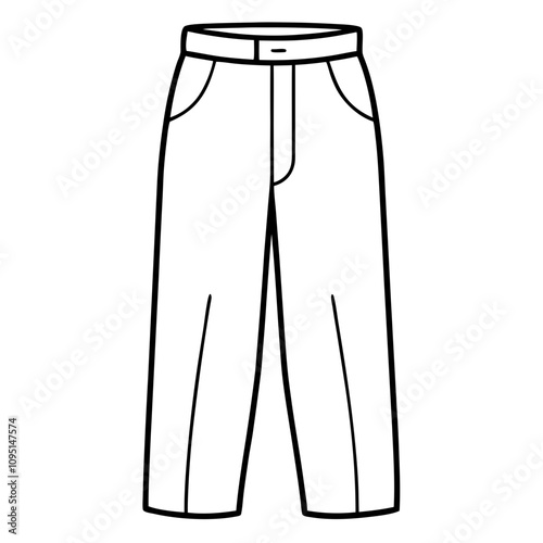 illustration of trousers