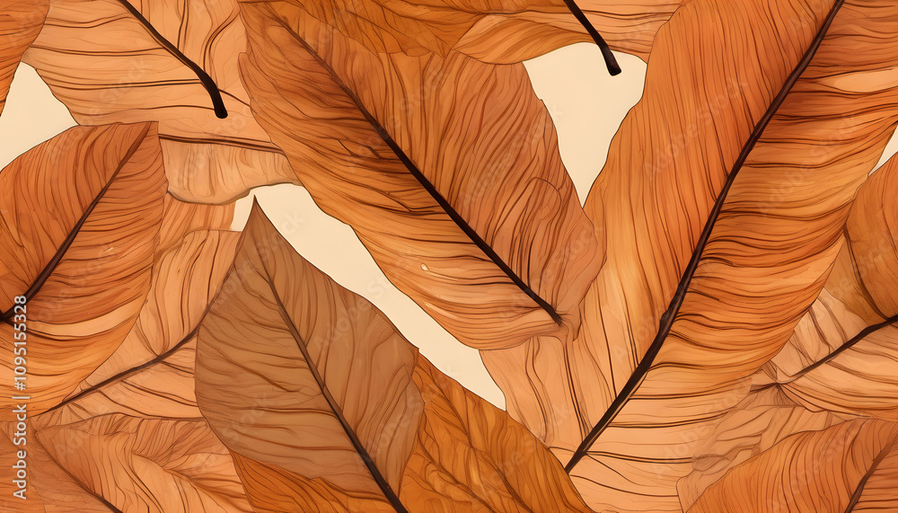 Subtle Autumn Leaf Veins Subtle Autumn Leaf Veins
