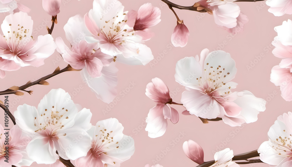 Cherry Blossom Petal Rain