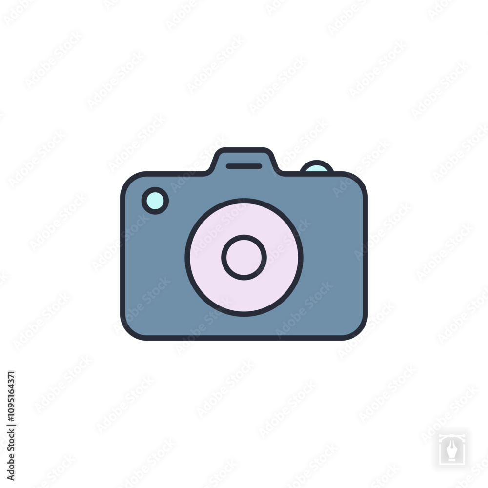 camera icon. camera Symbol sign for mobile concept and web design. Vector icon, Logo illustration, Vector graphics camera icon. camera Symbol sign for mobile concept and web design. Vector icon, Logo illustration, Vector graphics