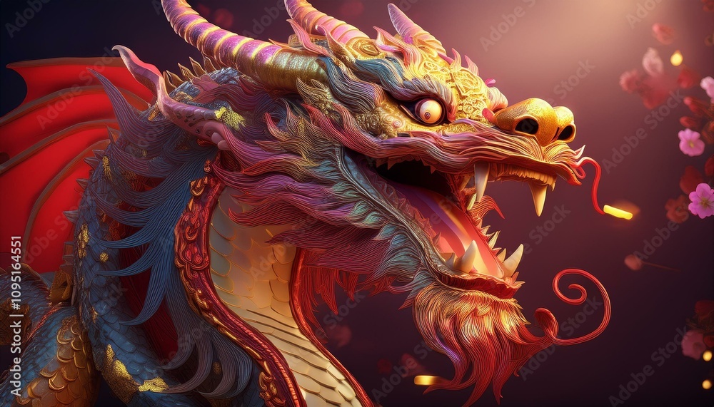chinese dragon statue