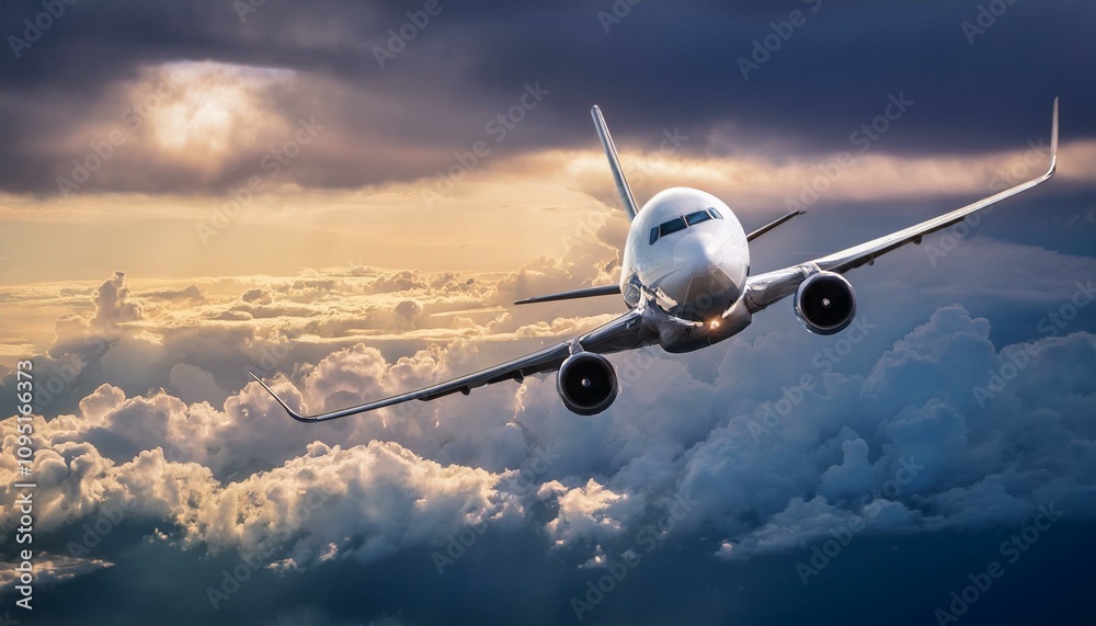 Fototapeta premium airplane in the sky