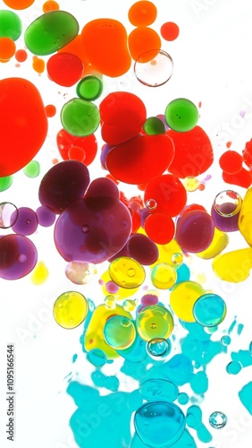 Macro Shot of Moving Color ...