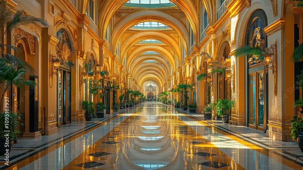 Obraz premium Grand Hallway Interior Design