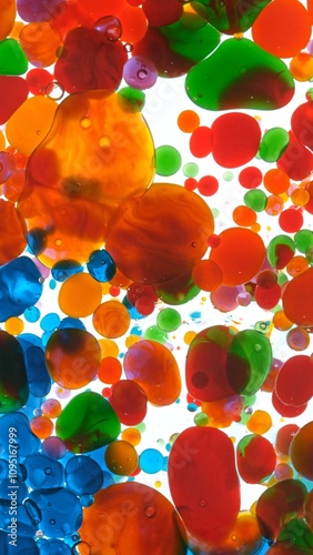 Macro Shot of Moving Color ...